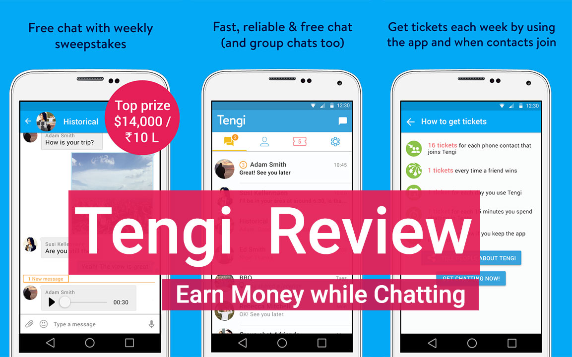 Tengi Review – Earn Money while Chatting | Techniblogic