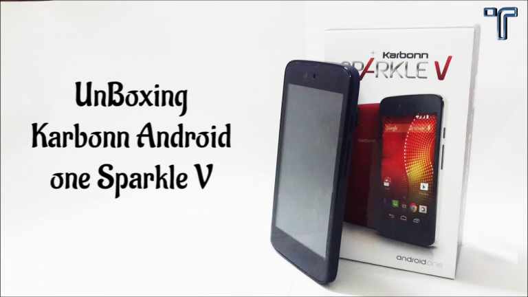 Android One Karbonn Sparkle V Unboxing Hands On Overview  | Best Android One Phone 2014