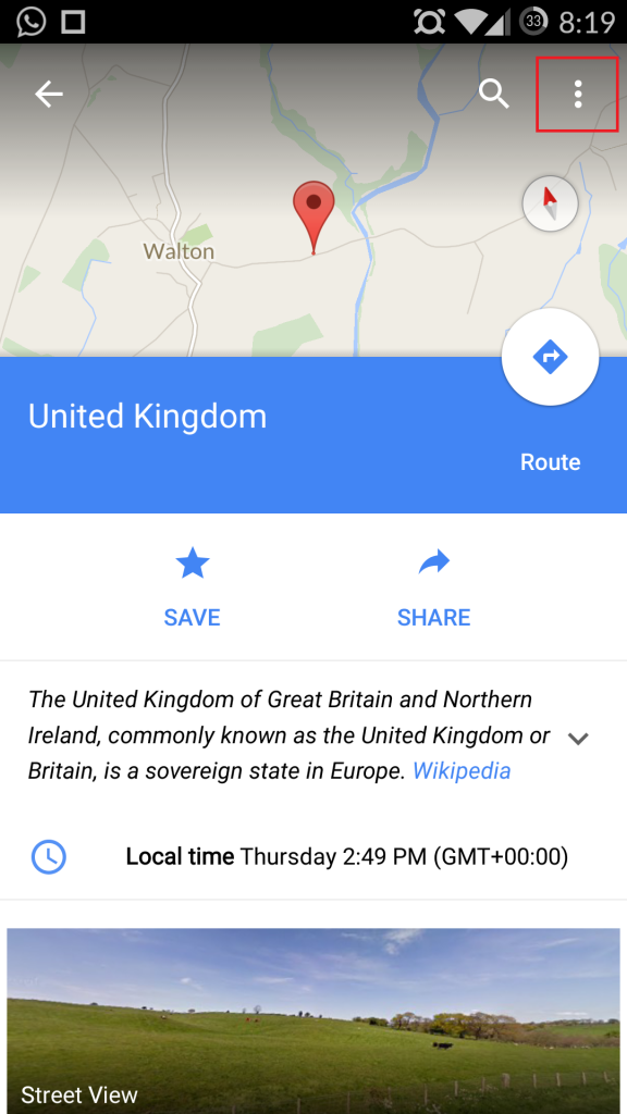 Saving Google Maps Offline