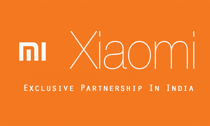 Xiaomi Exclusive Partnership In India