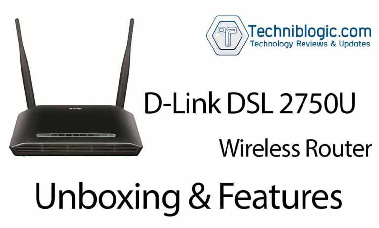 D-Link DSL 2750U Wireless Router Unboxing & Features