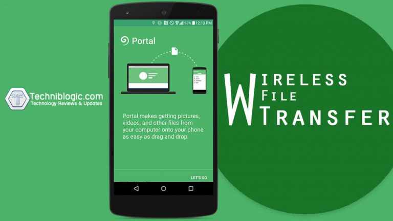 How to Wirelessly transfer files to your phone ?