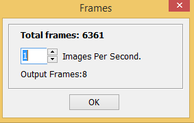 Frame rate, The larger the number, the picture is smoother. Recommended setting: 1-24