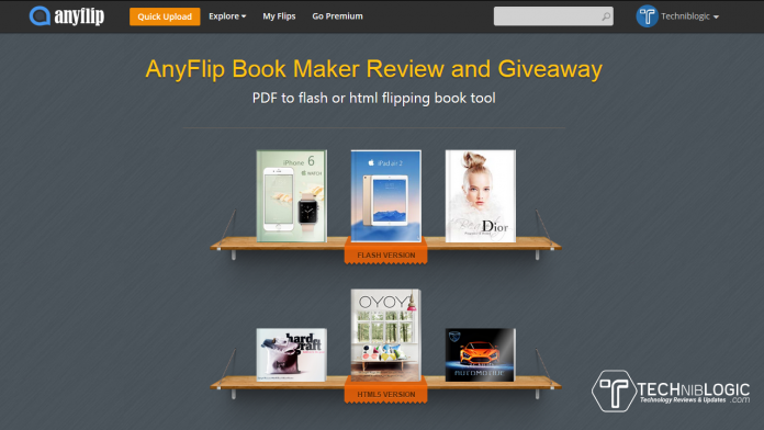Any Flip Book Maker Review and Giveaway