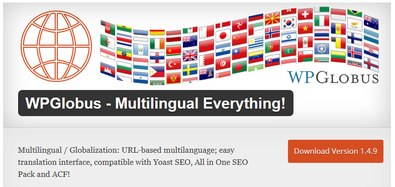 WPGlobus - Multilingual Everything!