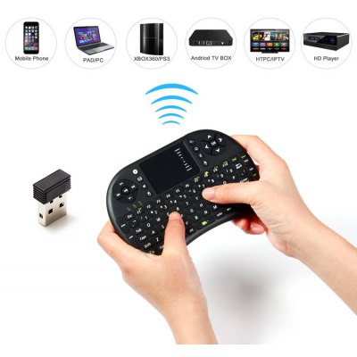 Mini Wireless Keyboard with Touch Pad 