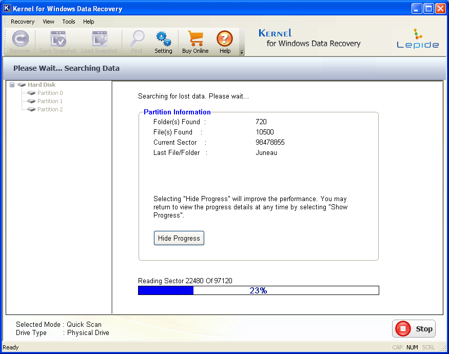 Picture5 Kernel for Windows Data Recovery Review