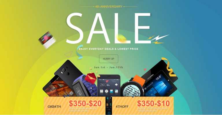 Super Deals on Geekbuying Anniversary Sale techniblogic