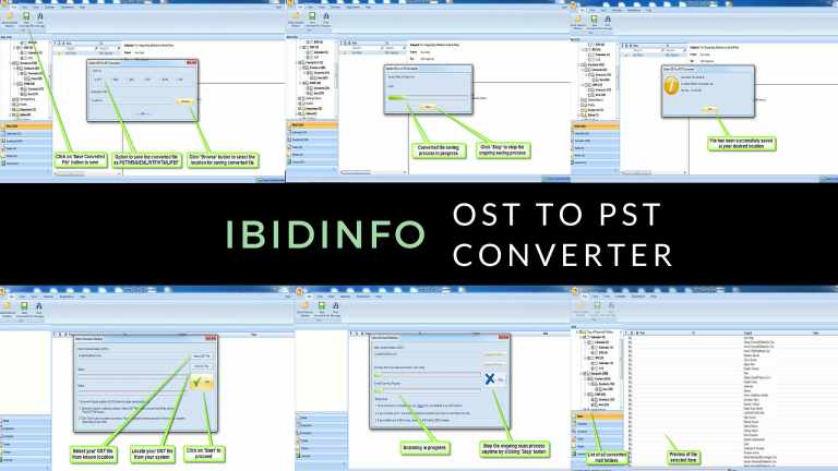 IbidInfo OST to PST Converter – Export OST Files to PST Format in Precise Manner