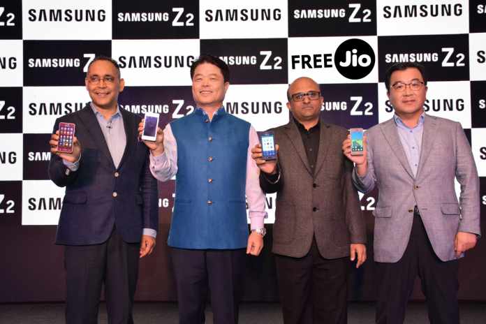 Samsung Z2 with Free 4G Jio Offer