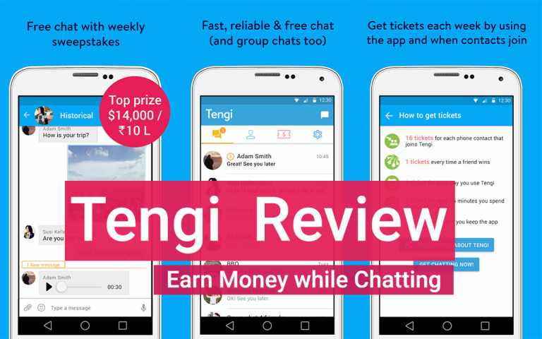 Tengi Review – Earn Money while Chatting