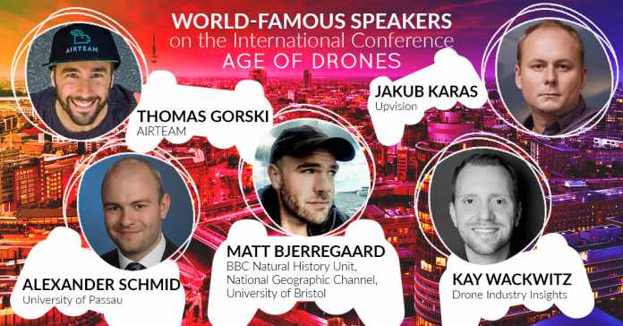 Top 5 Speakers of Age of Drones International Conference 2016