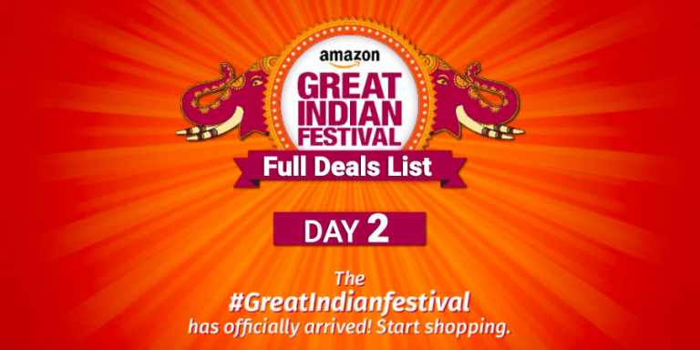 Amazon Great Indian Festival Day 2 – Full Offers List with Discount Prices & Time