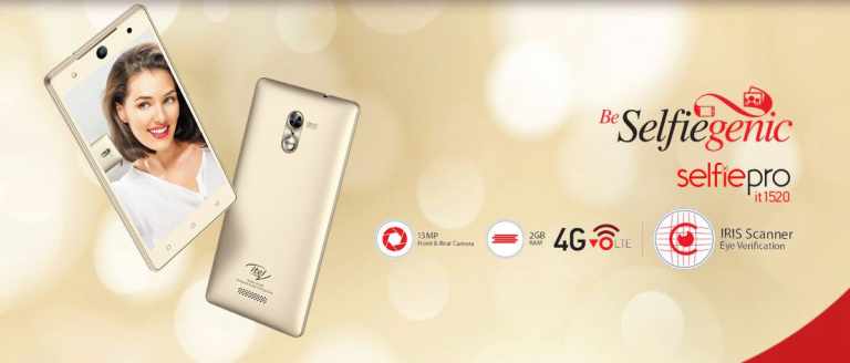 Itel launched phone with an IRIS Scanner and 13 MP front camera for 8500Rs