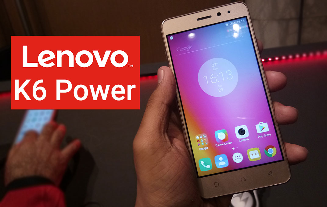 Lenovo K6 Power Best Phone under 10000 Rs in India