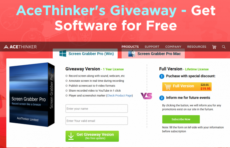 Acethinker Screen Recorder Review + Christmas Giveaway