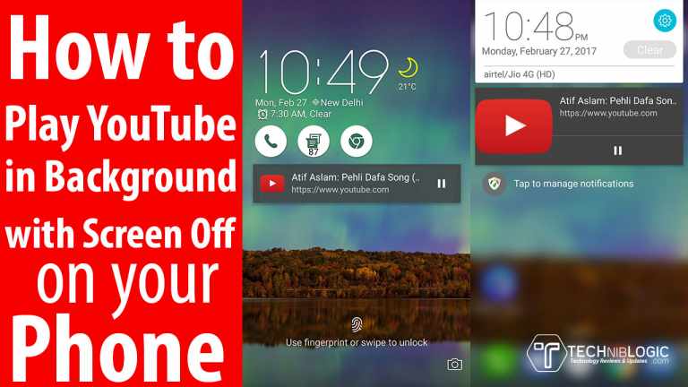 How to Play YouTube in Background with Screen Off