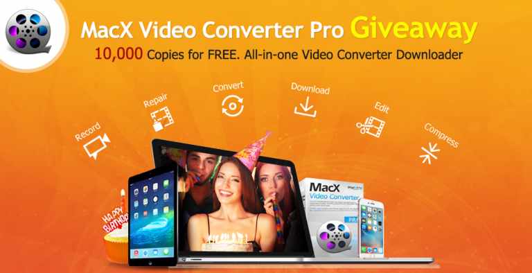 MacXDVD Anniversary Celebration – MacX Video Converter Pro Giveaway