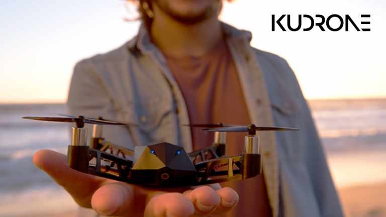 Kudrone: Palm-Sized Drone With 4K Camera and GPS Auto-Follow