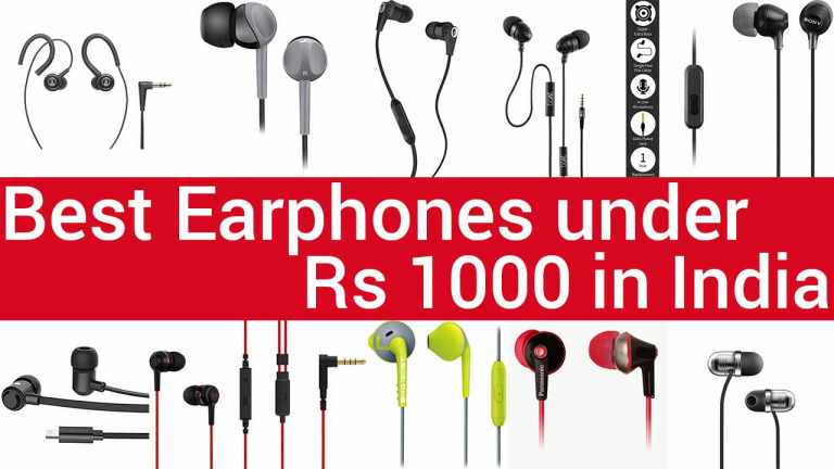 Best Earphones under 1000 Rs in India