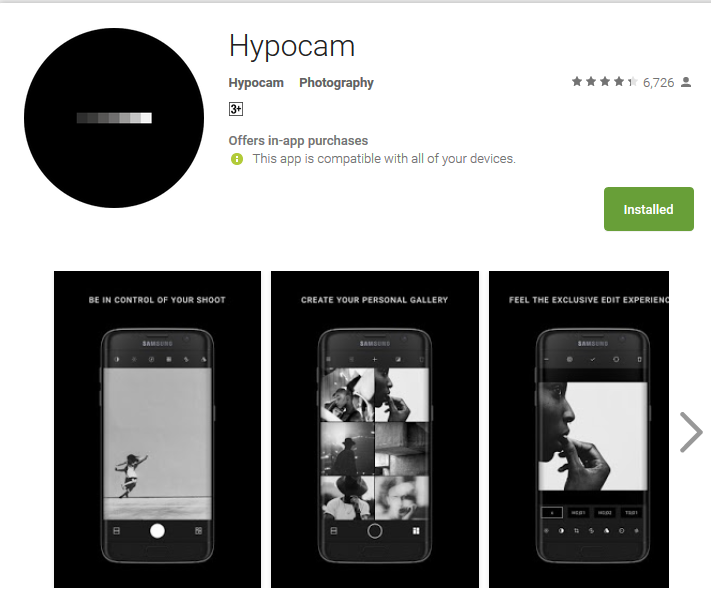 Camera app Hypocam