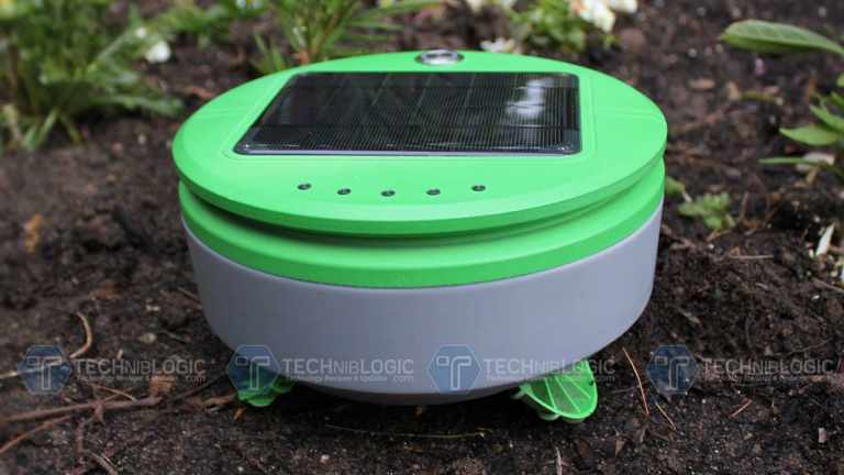 Solar-powered Tertill Robot