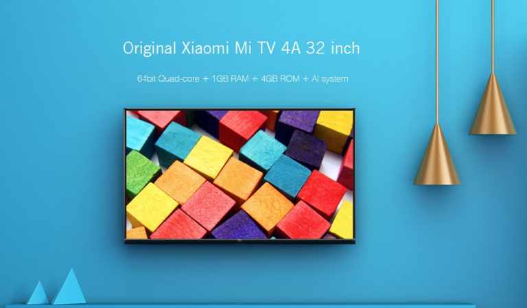 Xiaomi Mi TV 4A with 32 inch HD Screen and 1.5GHz CPU in $251 Only
