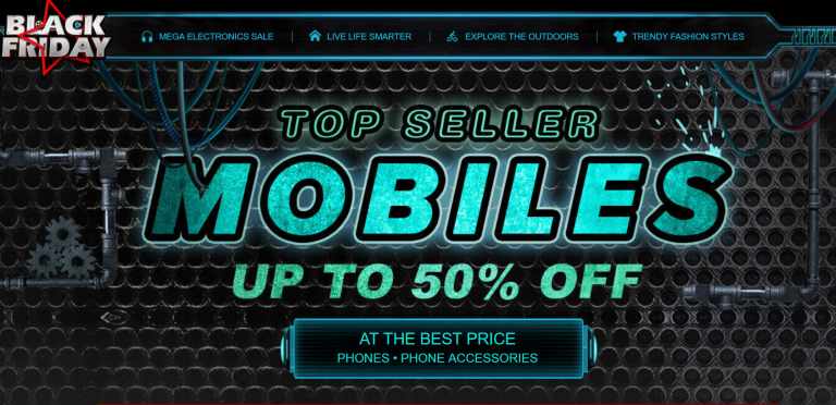 Up to 50% Off on MOBILES at Gearbest Black Friday Sale 2017