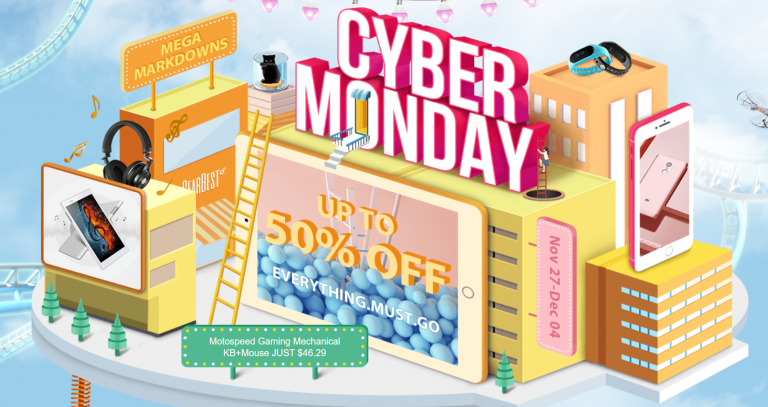 Up to 50% Off on Gearbest Cyber Monday Sale 2017 [Limited Time Only]