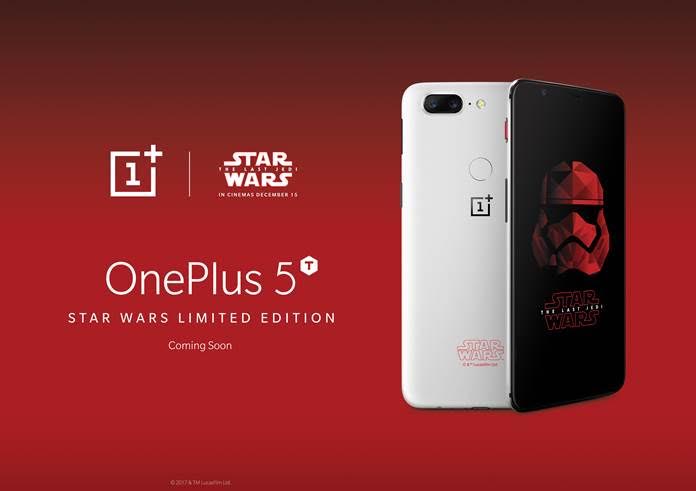 OnePlus 5T Star Wars Limited Edition launching on 15th December