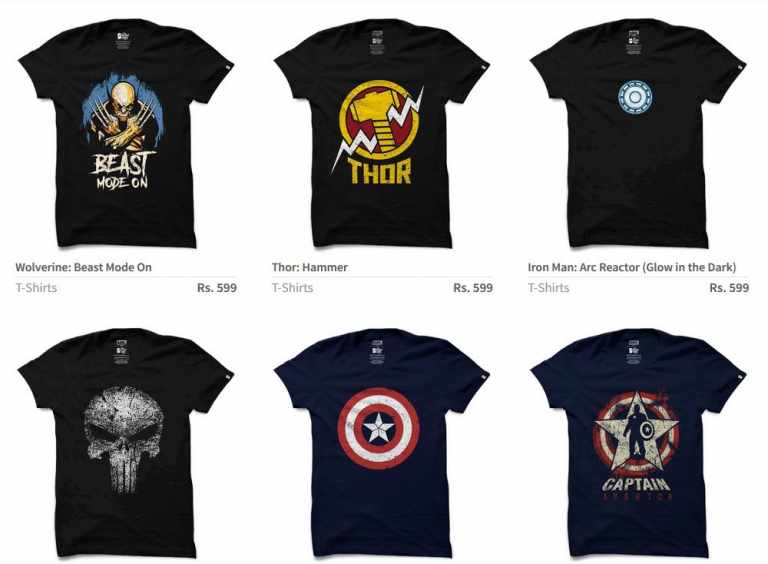 Buy Cool Marvel Avengers Products from these Websites in India