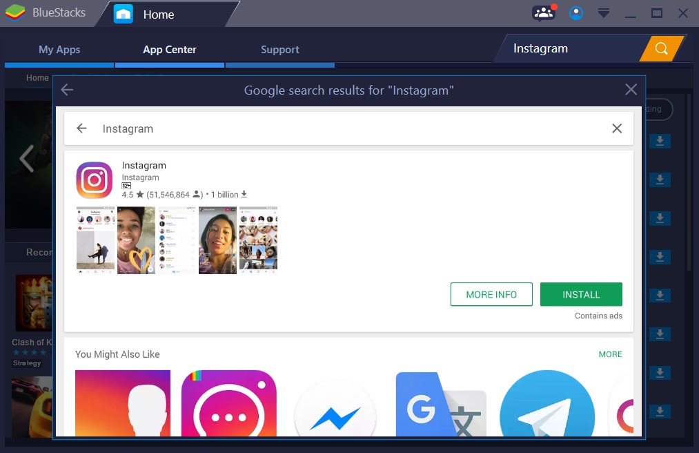 Download Instagram for PC with BlueStacks Android Emulator