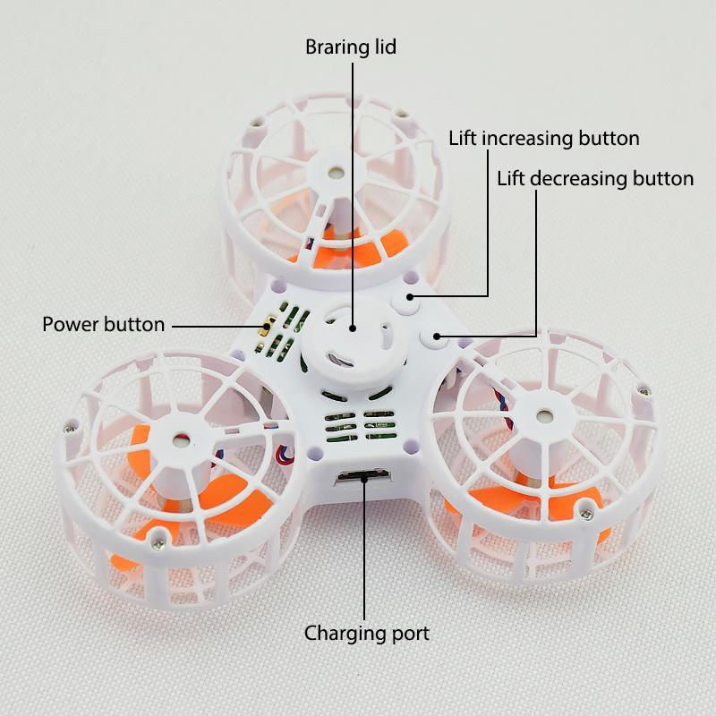 Fidget Spinner + Drone = Flying Fidget Spinner : Fidgettz F1