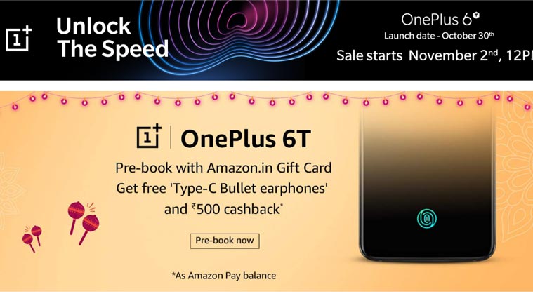 OnePlus 6T launch on Oct 30