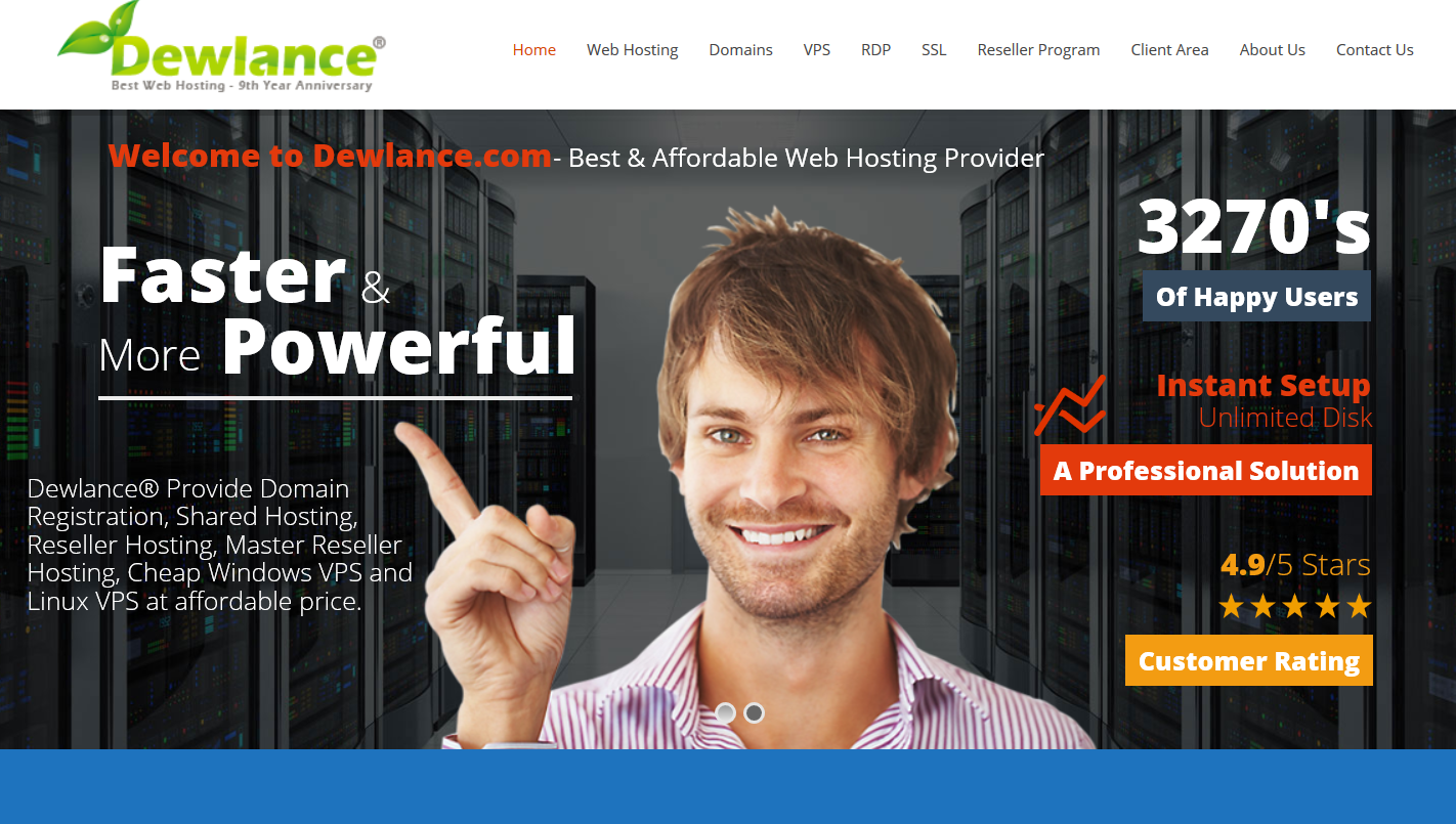 Dewlance® Best Web Hosting Reseller Hosting and Linux VPS