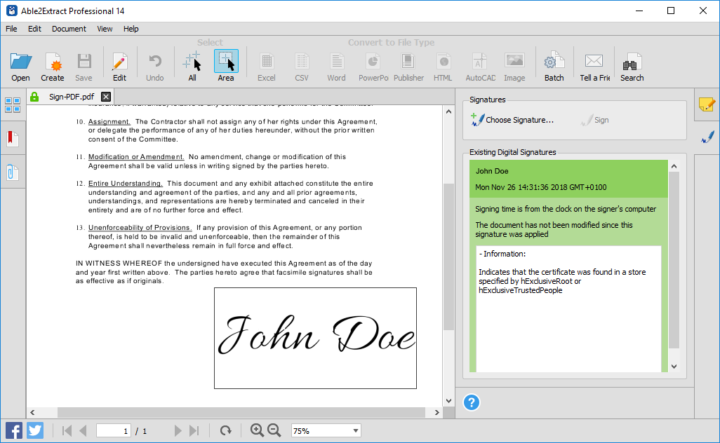 Able2Extract Pro 14 Brings PDF Signatures and AI Conversion 2