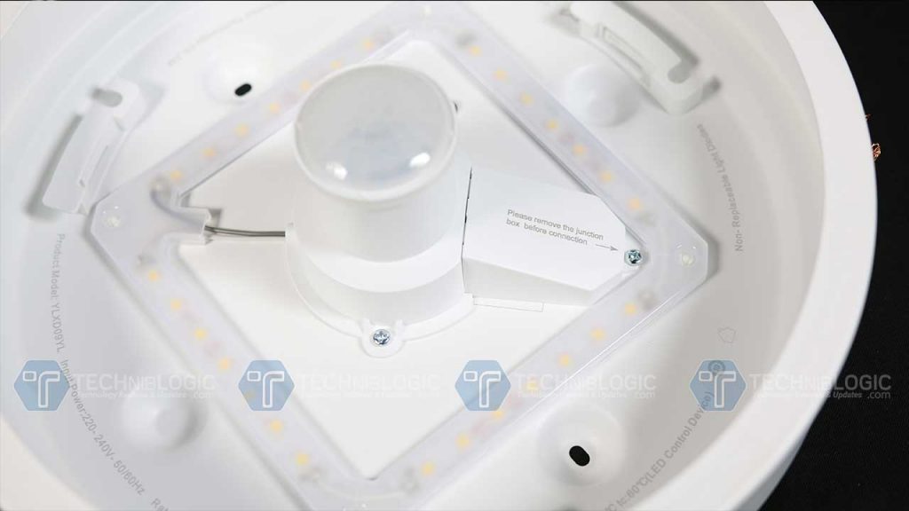Yeelight Crystal Sensor Deckenleuchte Mini – Mit Bewegungsmelder, Ra90 Farbwiedergabe, Insektensicher, Kompakt (Ø25 Cm, H 7,1 Cm), Perfekt Für Flur, Keller, Abstellraum