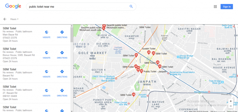 Google Maps Adds 45,000 Toilets in Indian Government’s Loo Review Campaign