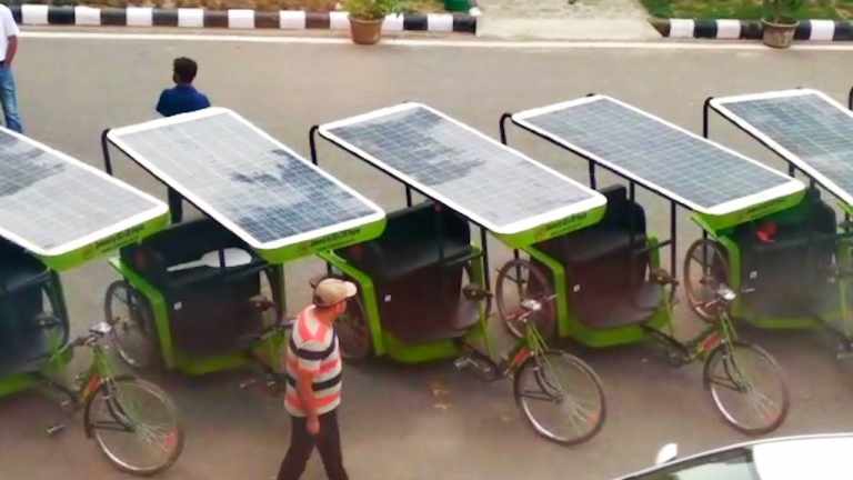 Solar Rickshaw in india