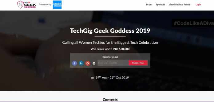 At TechGig Geek Goddess 2019