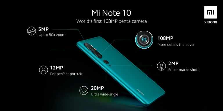 Buy Xiaomi Mi Note 10 with 108MP Camera exclusively on Gearbest ($110 Off Coupon)