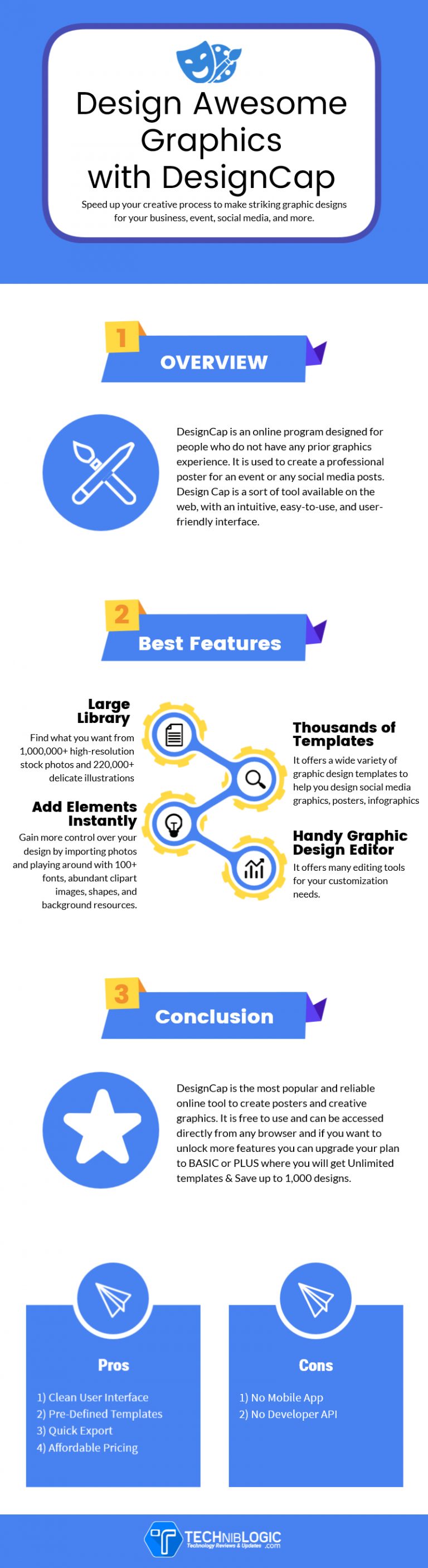 DesignCap Review - Design Awesome Graphics For Social Media | Techniblogic