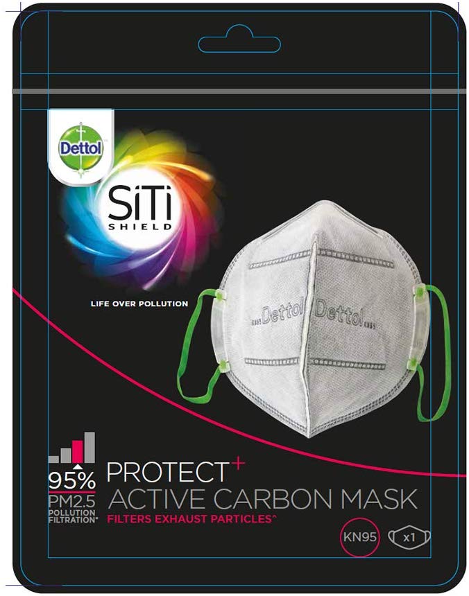 Dettol Siti Shield Carbon Activated Air-Pollution Mask