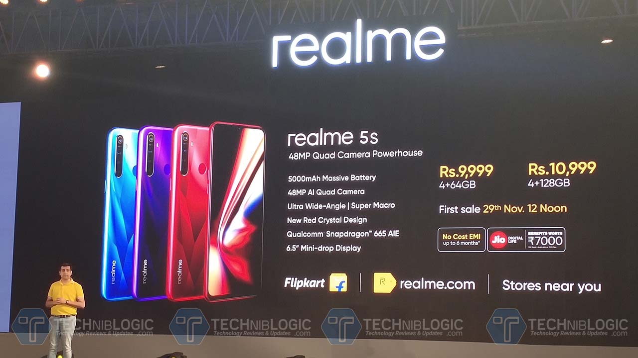 Realme 5s with SD665 and 48MP Camera launched in India