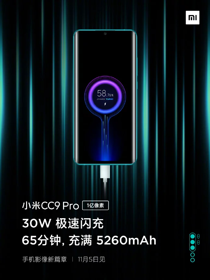 Xiaomi CC9 Pro (Mi Note 10) with World's First 108MP Camera