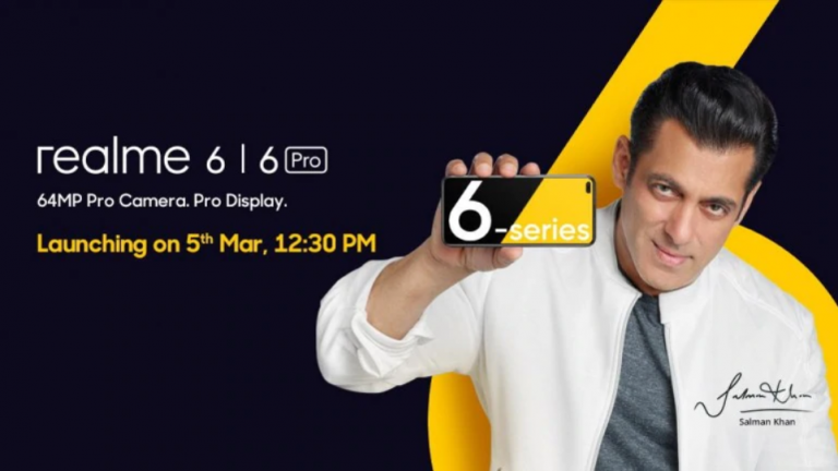 Realme 6, Realme 6 Pro will launch on March 5, Salman Khan is new brand ambassador