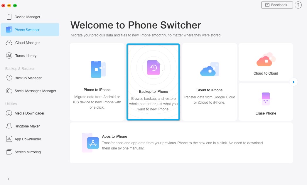 How to Easily Transfer Data to iPhone with Different Ways? 3