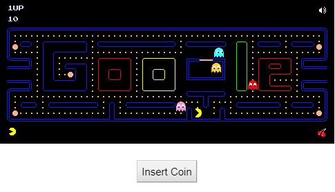 Pacman Doodle by Google