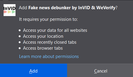 InVid-Firefox-Addon-install
