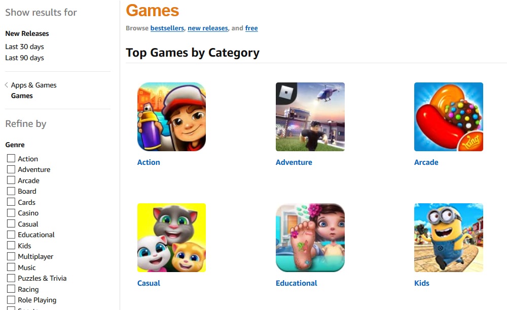 Amazon com Games Apps Games